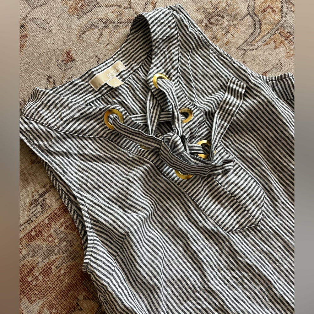 Michael Kors striped sleeveless top - Picture 1 of 5